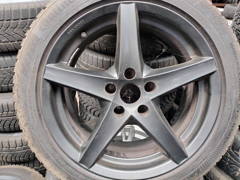 1x Alufelge 17 Zoll 8.0" 5x112 35ET Matt Schwarz KBA45651 Rim Wheel FEL2324562880qn