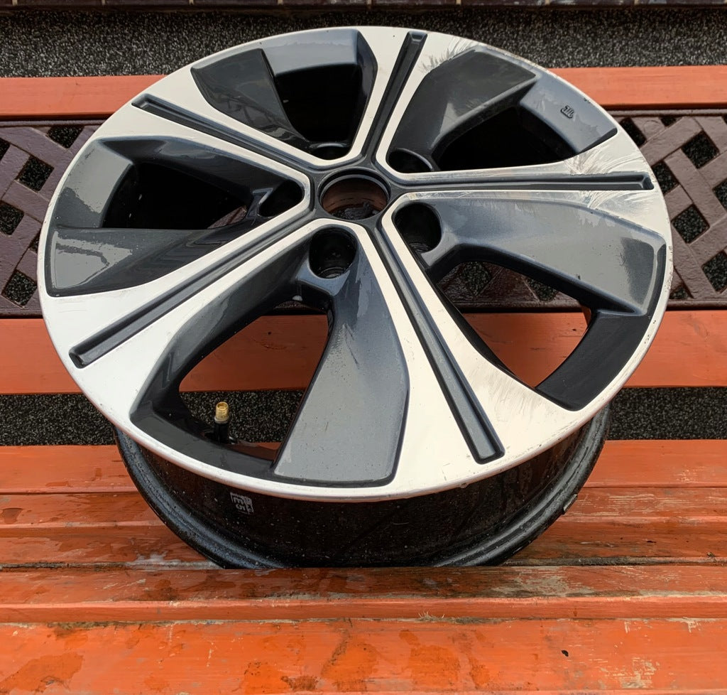 1x Alufelge 17 Zoll 6.5" 5x114.3 45ET Glanz Graphit N86701 Mg Leaf Rim Wheel FEL7094502424qb