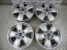 Load image into Gallery viewer, 4x Alufelge 15 Zoll 5.5" 5x112 46ET Glanz Silber 6855101 Mini F57 F56 F55 FEL6022392008dr