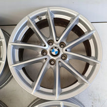 Laden Sie das Bild in den Galerie-Viewer, 4x Alufelge 17 Zoll 7.5" 5x112 27ET Glanz Silber 6868217 BMW G31 G30 G32 FEL1067284791ca