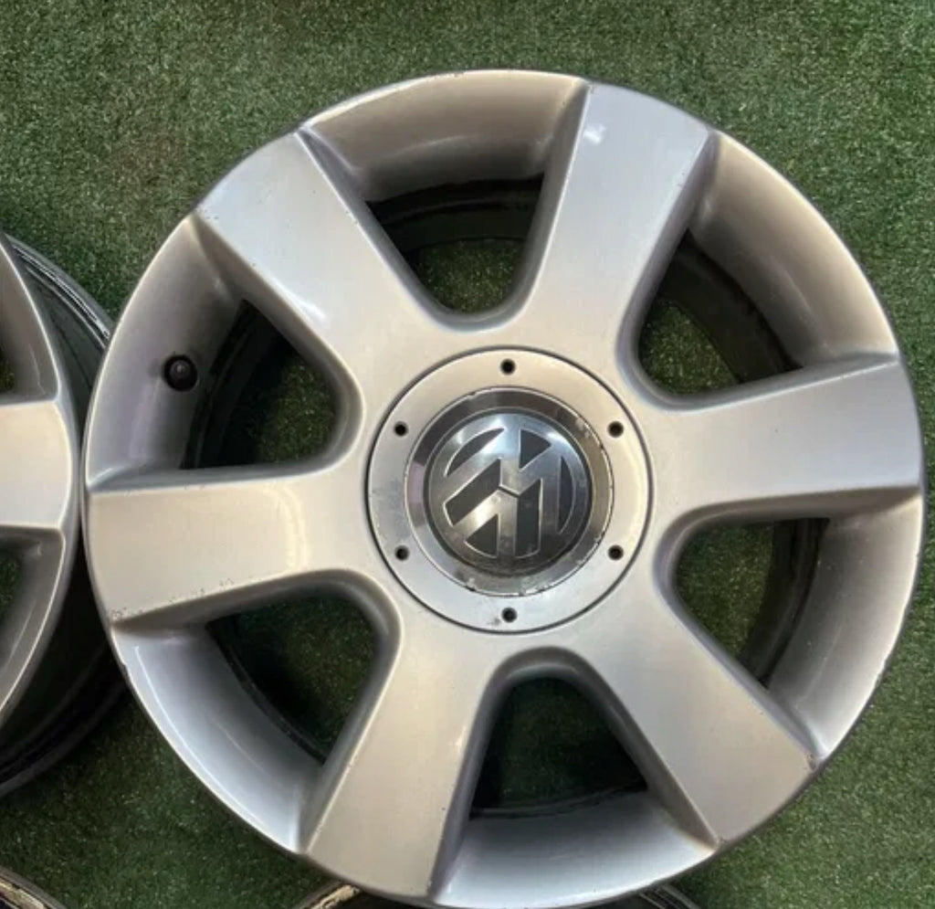 4x Alufelge 16 Zoll 6.5" 5x112 50ET 1T061025C VW Rim Wheel FEL7678538866ni