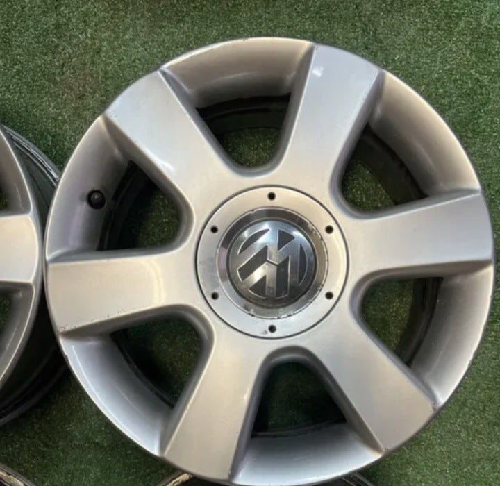 4x Alufelge 16 Zoll 6.5" 5x112 50ET 1T061025C VW Rim Wheel FEL7678538866ni
