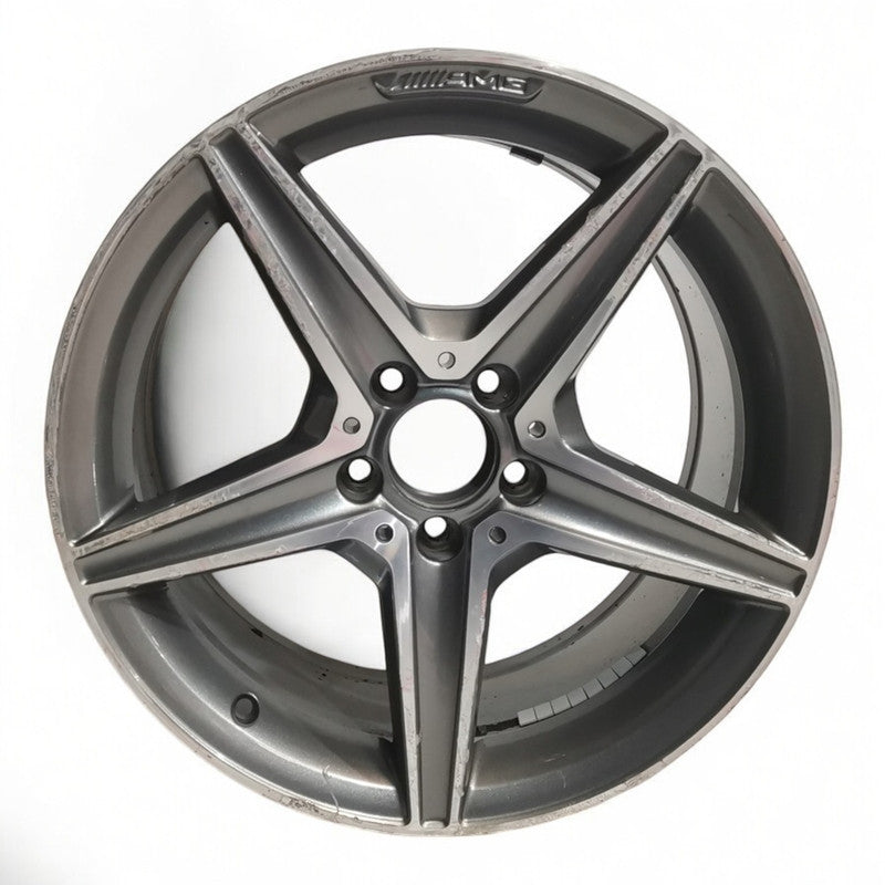 1x Alufelge 18 Zoll 8.5" 5x112 49ET A2054011200 Mercedes-Benz Amg Rim Wheel