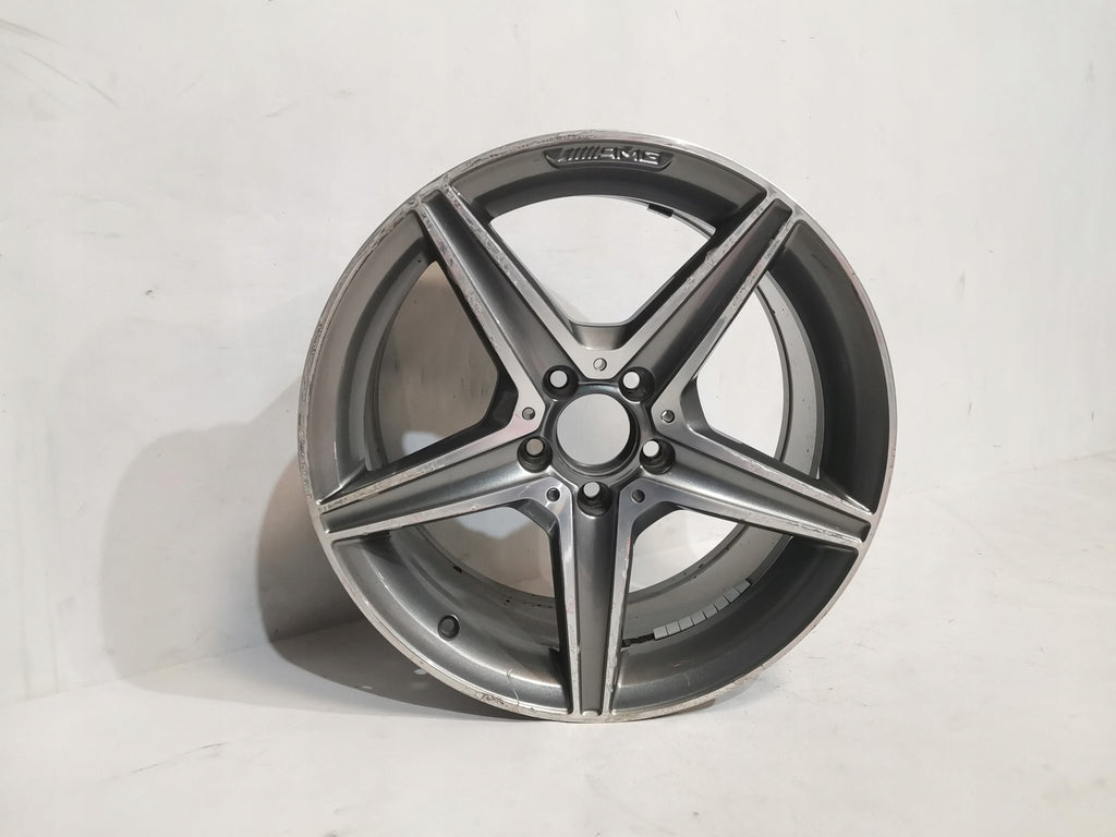 1x Alufelge 18 Zoll 8.5" 5x112 49ET A2054011200 Mercedes-Benz Amg Rim Wheel