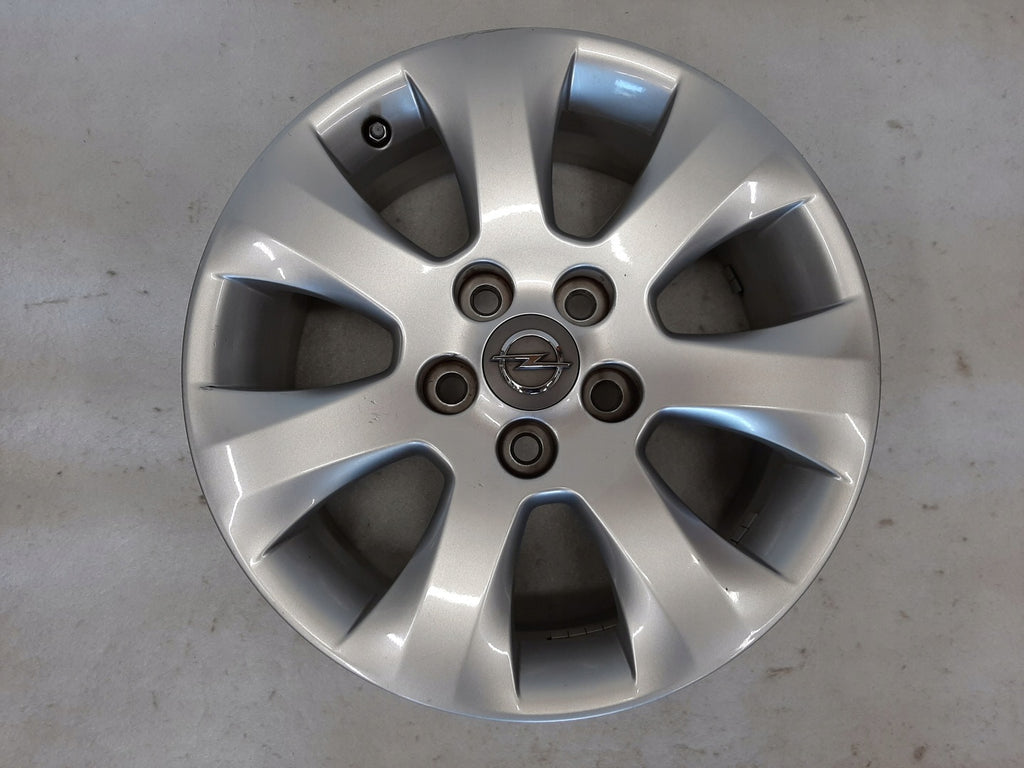 1x Alufelge 17 Zoll 7.0" 5x120 41ET Glanz Silber OP077 Opel Insignia A Rim Wheel