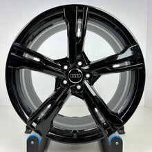 Load image into Gallery viewer, 1x Alufelge 20 Zoll 9.0" 5x112 40ET Glanz Schwarz 4N0071490 Audi Rim Wheel FEL7712865241yb