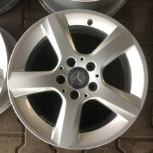 Laden Sie das Bild in den Galerie-Viewer, 4x Alufelge 16 Zoll 7.0" 5x112 37 5ET Silber Mercedes-Benz Rim Wheel FEL2833474445kf