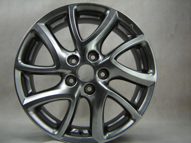 1x Alufelge 17 Zoll 6.5" 5x114.3 52 5ET Glanz Silber 9965296570 Mazda Cx-5 Cx-3 FEL3985177220oc