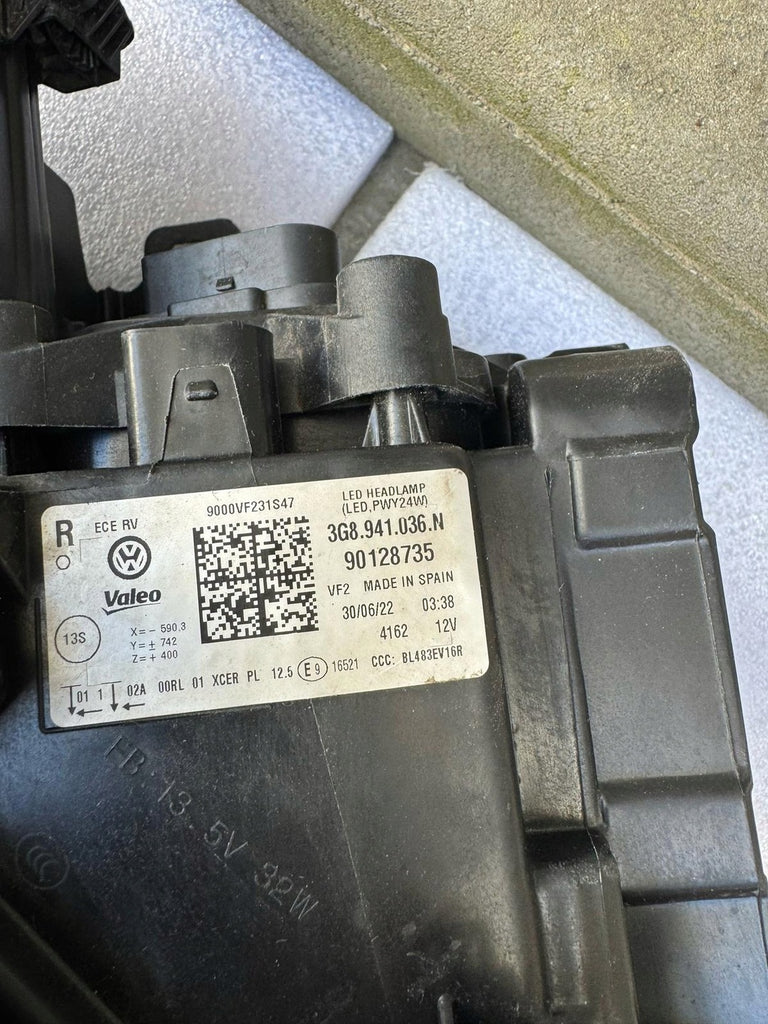 Frontscheinwerfer VW Arteon 3G8941035N 3G8941036N Ein Satz Headlight SCH8967983574hz