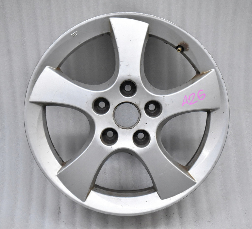1x Alufelge 16 Zoll 6.0" 5x114.3 51ET Glanz Silber 52910-1H000 Kia Venga