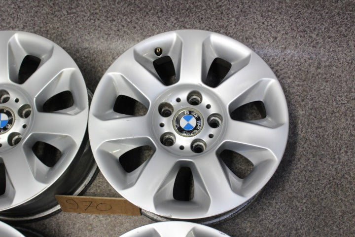 4x Alufelge 16 Zoll 7.0" 5x120 20ET Silber 6758774 BMW 5 E60 E61 Rim Wheel FEL2787887593bm