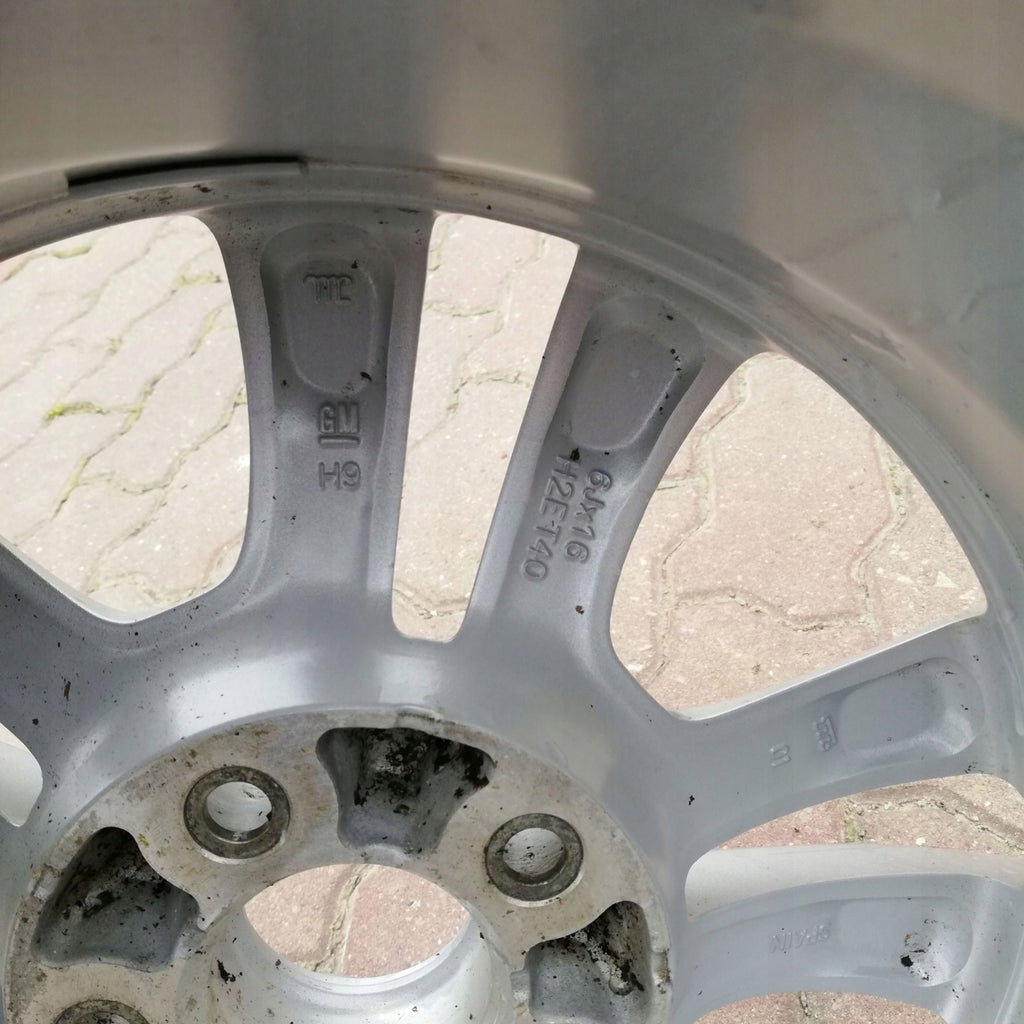 1x Alufelge 16 Zoll 6.0" 5x100 40ET 9536848227 Opel Astra H Rim Wheel FEL5908289089oo