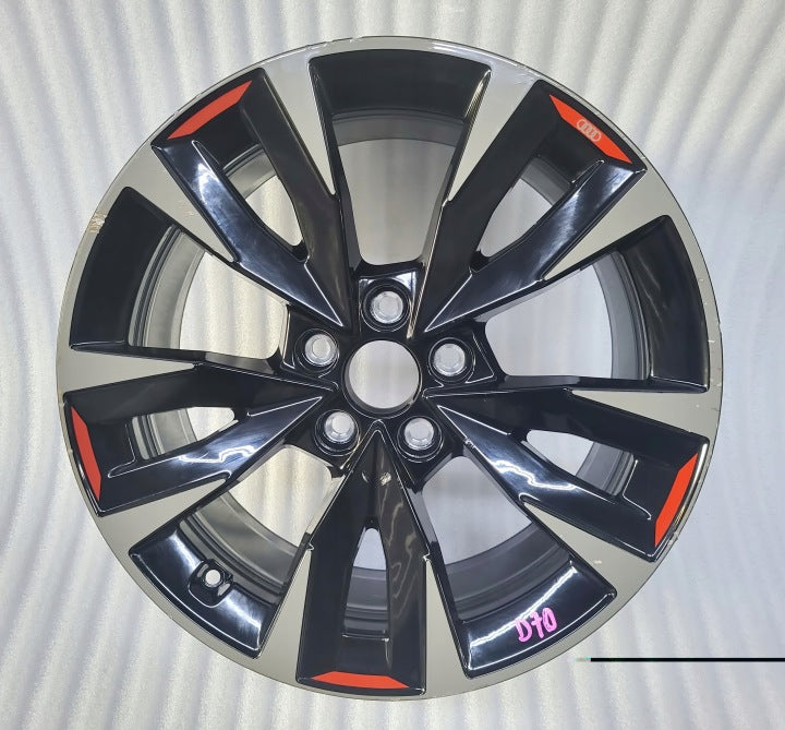 1x Alufelge 18 Zoll 8.0" 5x112 46ET Glanz Silber 8Y0071498 Audi A3 Rim Wheel FEL4686124033zm