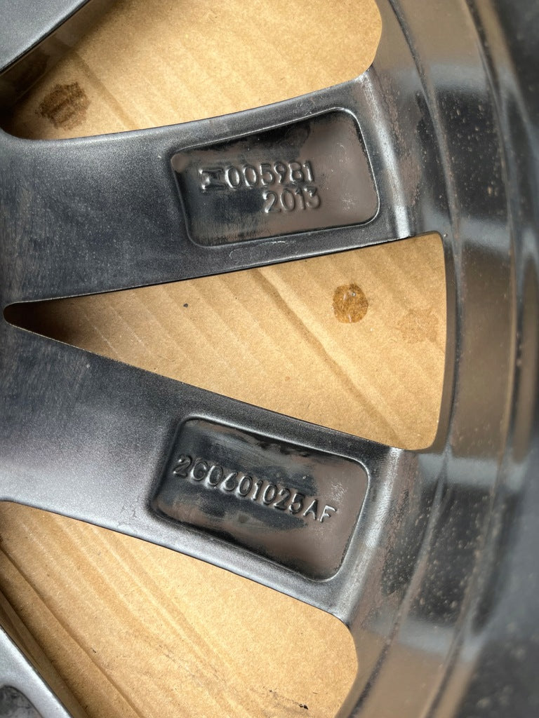 1x Alufelge 16 Zoll 6.0" 5x100 45ET Graphit 2G0601025 VW Polo Rim Wheel FEL1989124569di