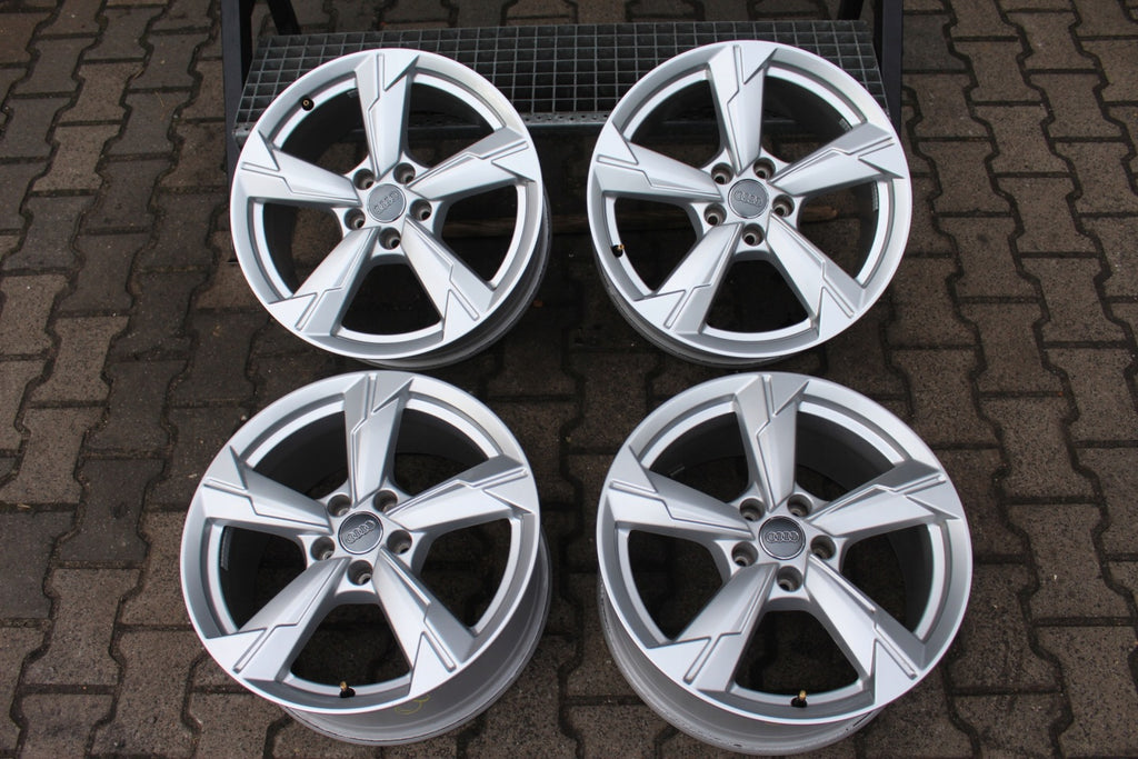 4x Alufelge 18 Zoll 8.0" 5x112 39ET Glanz Silber 4K0601025D Audi A6 C8 Rim Wheel FEL9131314815cz