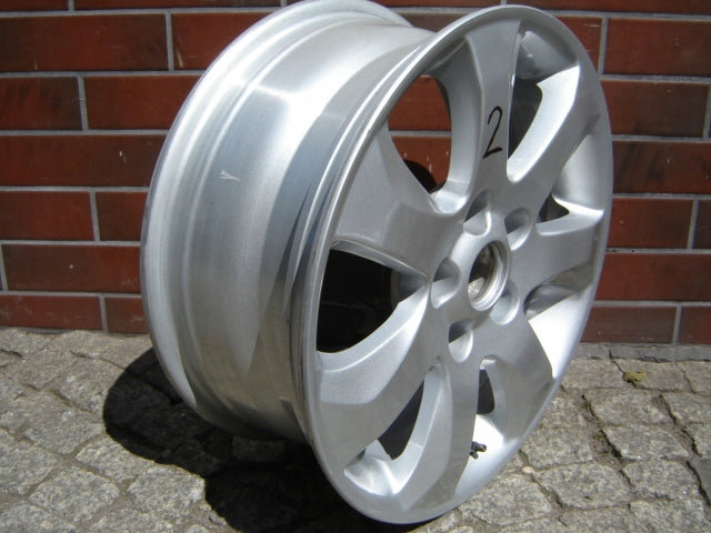 1x Alufelge 16 Zoll 6.5" 5x114.3 46ET 5291020200 Kia Carens Rim Wheel FEL2820036165sv