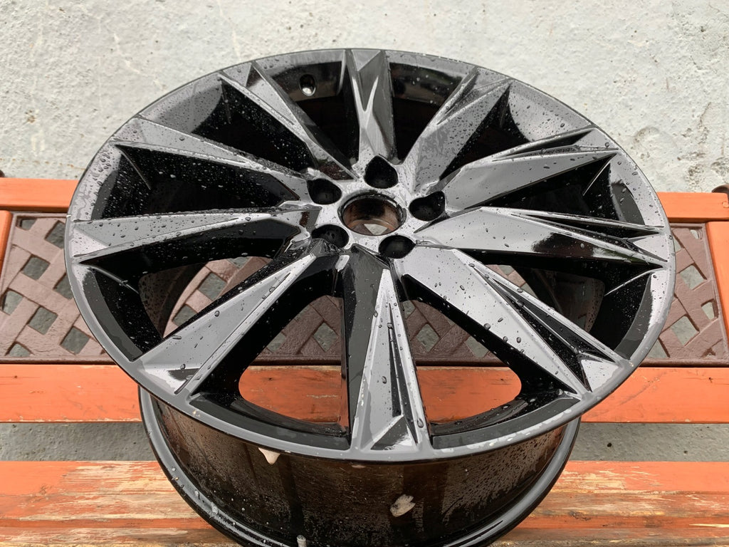 1x Alufelge 20 Zoll 9.0" 5x112 38ET Glanz Schwarz 4KE601025A Audi Etron