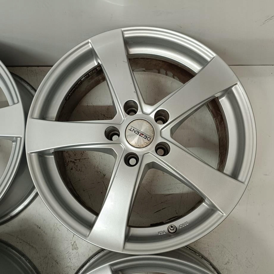 4x Alufelge 17 Zoll 7.5" 5x112 40ET Glanz Silber Audi I Rim Wheel FEL4645477763ai