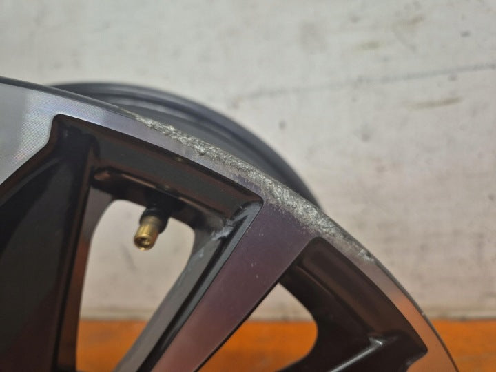1x Alufelge 17 Zoll 7.5" 5x114.3 40ET Glanz Schwarz Toyota I Rim Wheel FEL1410931327cb