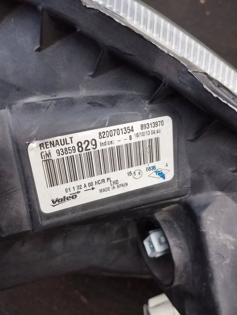 Frontscheinwerfer Opel Vivaro Trafic 8200701354 Links Scheinwerfer Headlight