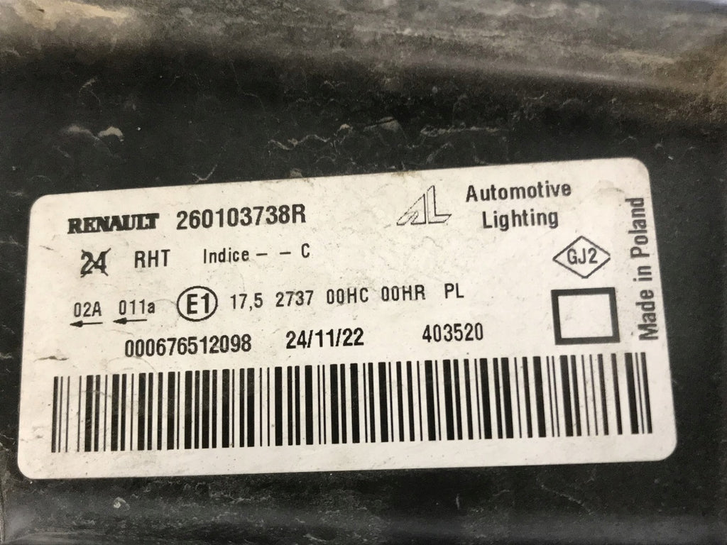 Frontscheinwerfer Dacia Duster 260103738R Rechts Scheinwerfer Headlight