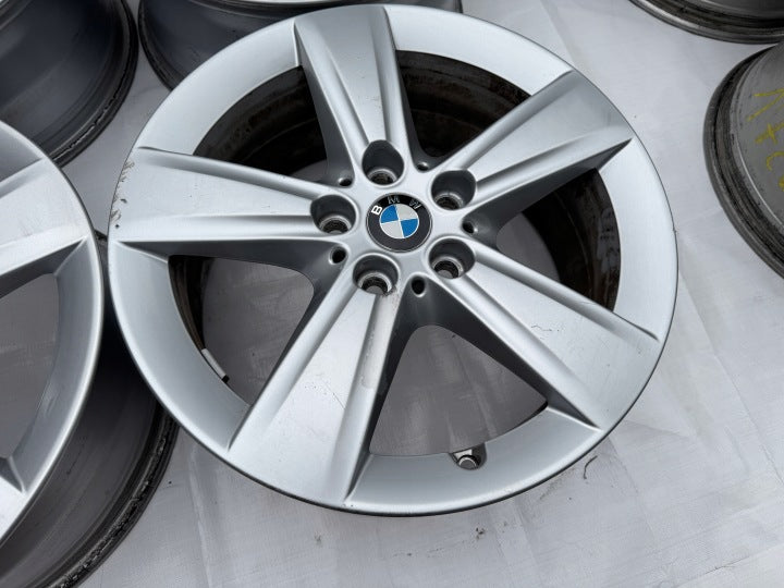 4x Alufelge 17 Zoll 7.5" 5x112 54ET Glanz Silber BMW6855087 BMW Rim Wheel FEL1764327056tv