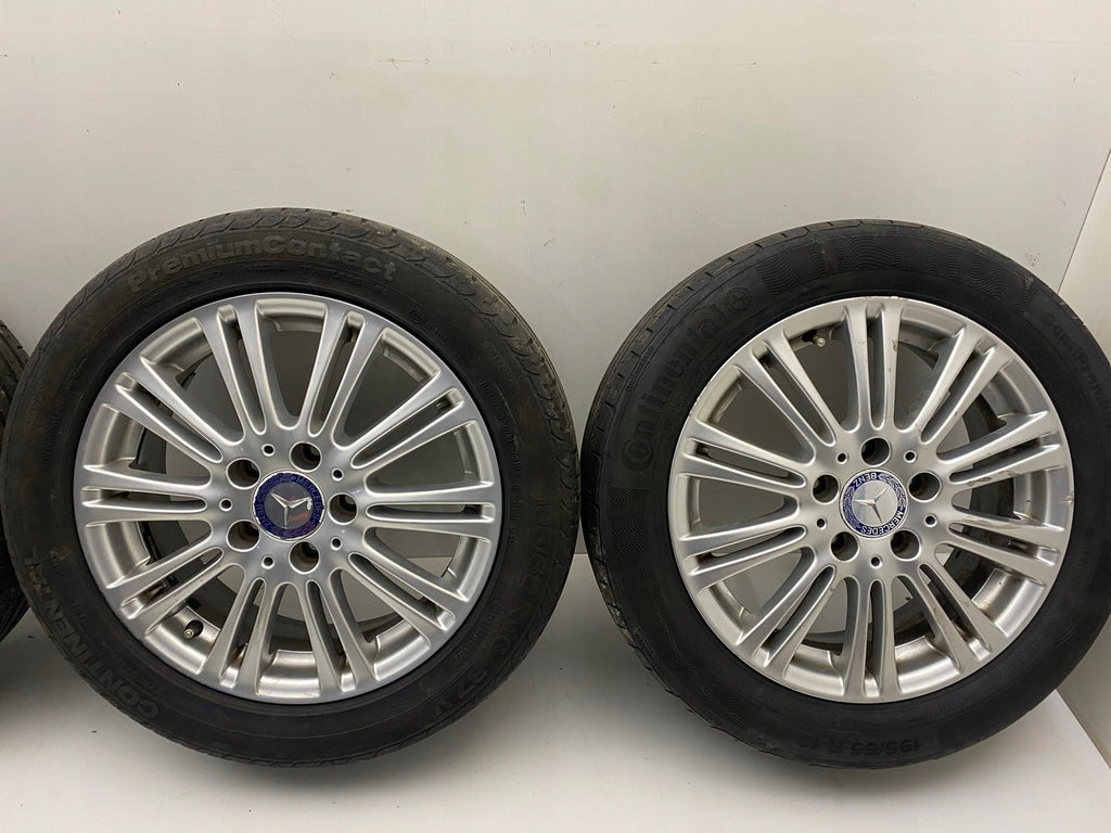 1x Alufelge 16 Zoll 6.0" 5x112 46ET Glanz Silber A1694012102 Mercedes-Benz W169