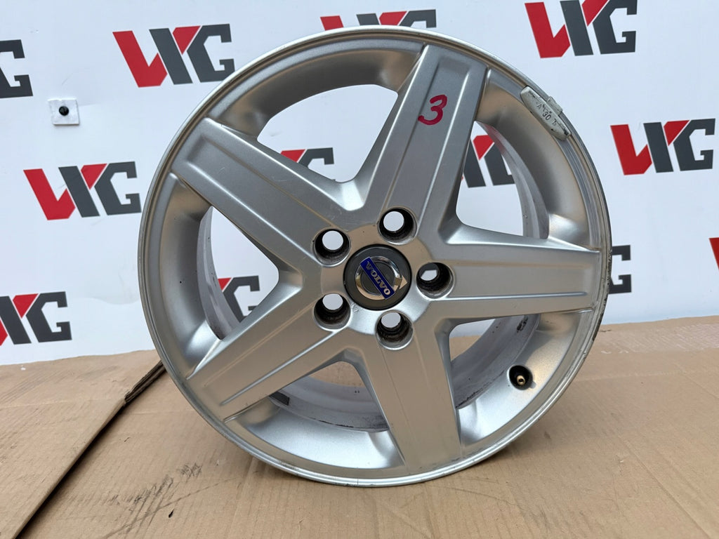 1x Alufelge 16 Zoll 6.5" 5x108 52 5ET Glanz Silber 30671413 Volvo S40 I FEL8681027192qt