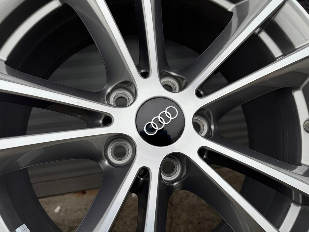 4x Alufelge 17 Zoll 7.5" 5x112 27ET Glanz Grau Audi A6 C6 Allroad B8 Mg FEL6938008308hh