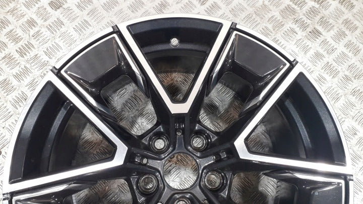 1x Alufelge 18 Zoll 8.5" 5x112 36ET Glanz Schwarz 8747286 BMW I4 G26 Rim Wheel FEL6572481876vl