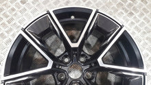 Laden Sie das Bild in den Galerie-Viewer, 1x Alufelge 18 Zoll 8.5" 5x112 36ET Glanz Schwarz 8747286 BMW I4 G26 Rim Wheel FEL6572481876vl
