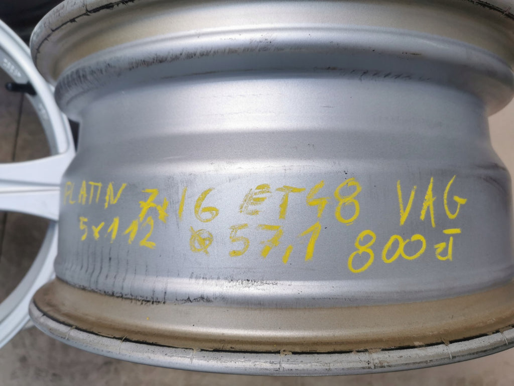 4x Alufelge 16 Zoll 7.0" 5x112 KBA49352 Mercedes-Benz Rim Wheel FEL8856903057ih