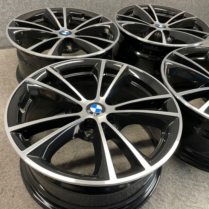 4x Alufelge 17 Zoll 7.5" 5x112 27ET Glanz Schwarz 6863417 BMW G31 G30 Rim Wheel FEL1708044388jo