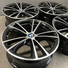 Laden Sie das Bild in den Galerie-Viewer, 4x Alufelge 17 Zoll 7.5" 5x112 27ET Glanz Schwarz 6863417 BMW G31 G30 Rim Wheel FEL1708044388jo