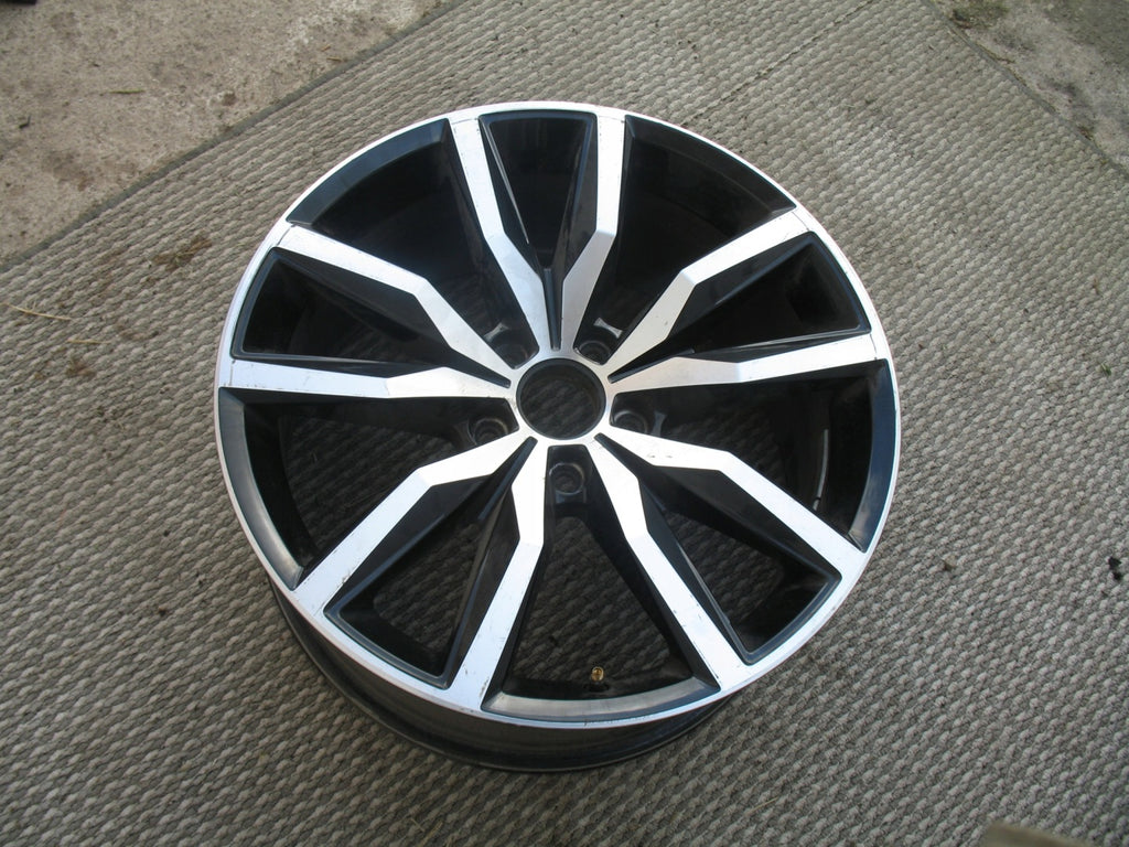 1x Alufelge 18 Zoll 8.0" 5x112 41ET Glanz Schwarz 1K8601025M VW Scirocco FEL8125498232kg