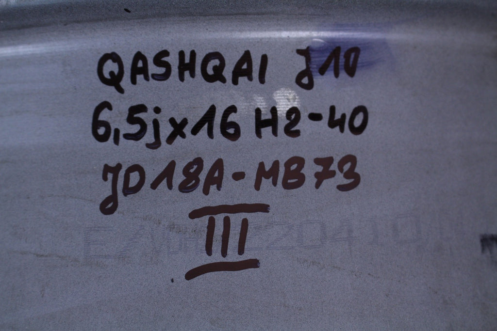 1x Alufelge 16 Zoll 6.5" 5x114.3 JD18A-MB73 Nissan Qashqai J10 Rim Wheel