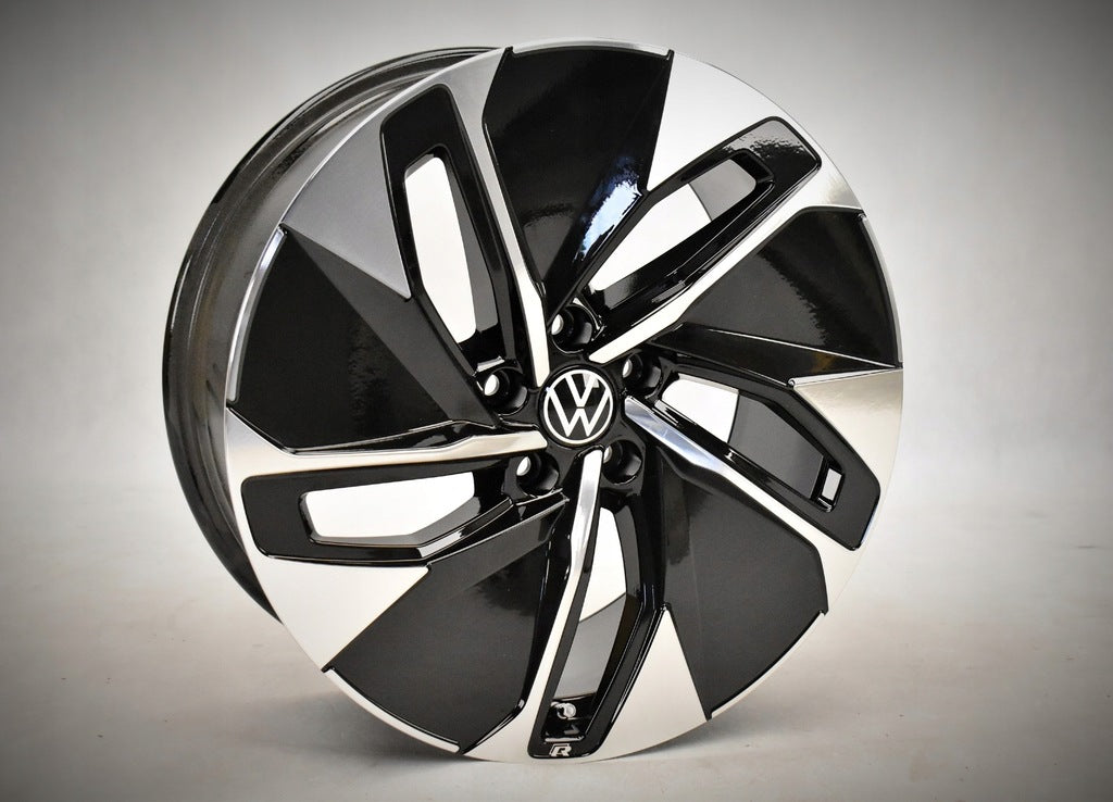 4x Alufelge 19 Zoll 8.0" 5x112 45ET Glanz Schwarz 11A601025 VW Id.4 Rim Wheel FEL1607170973xk