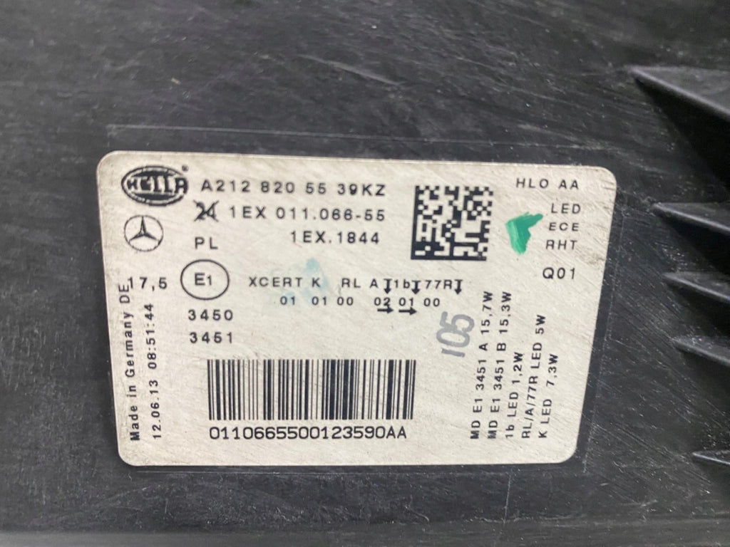 Frontscheinwerfer Mercedes-Benz W212 A2128205539 Full LED Links Headlight SCH1261514487nd