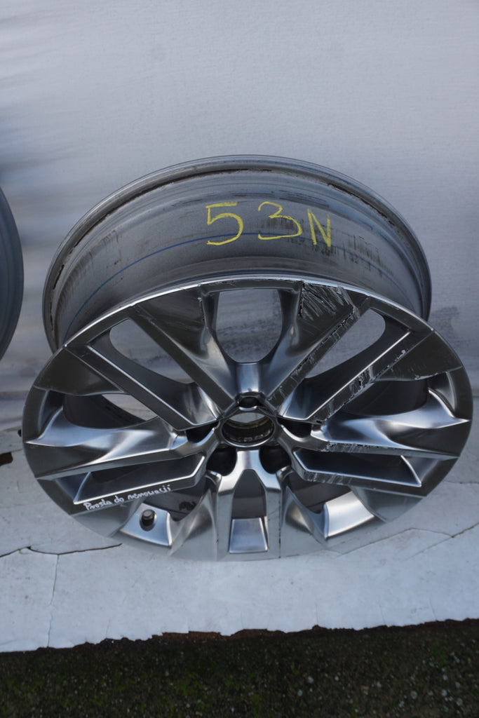 1x Alufelge 19 Zoll 7.5" 5x114.3 40ET Glanz Schwarz Toyota Rav Rim Wheel FEL6506255542gx