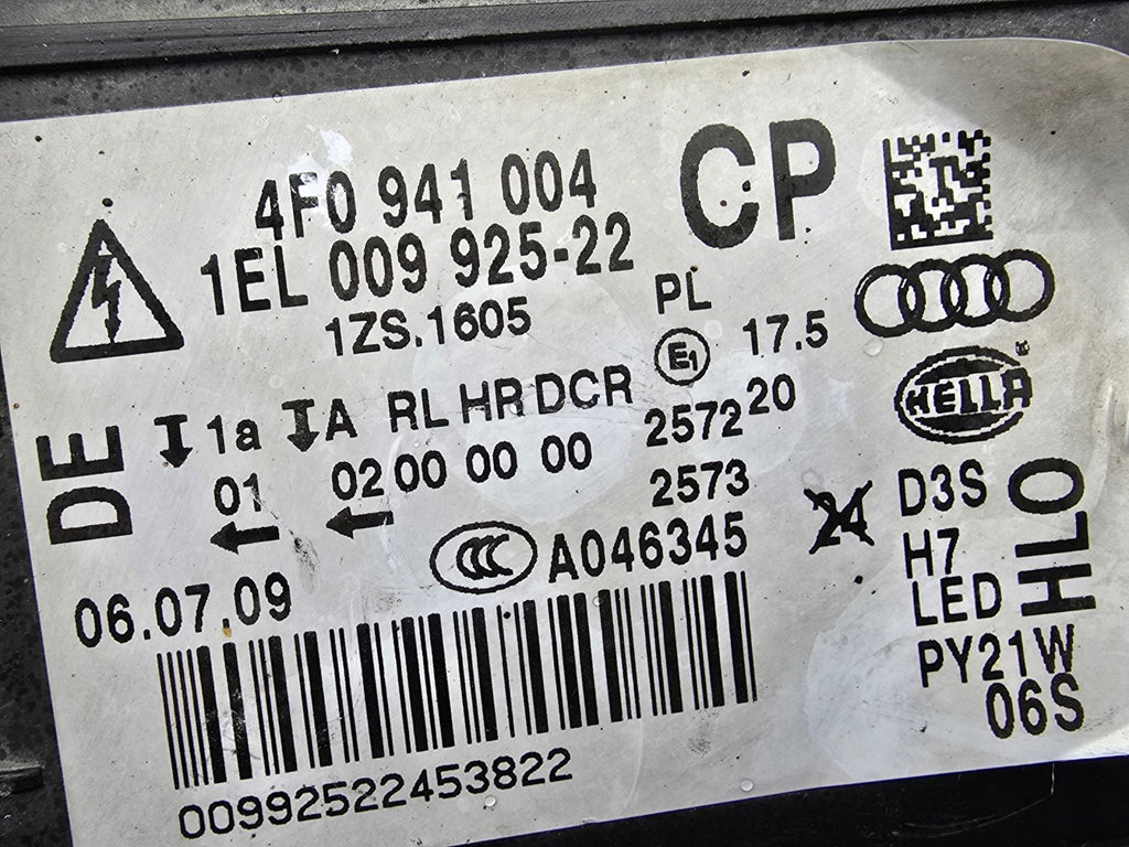 Frontscheinwerfer Audi A6 C6 4F0941004 Xenon Rechts Scheinwerfer Headlight SCH8556752036ad