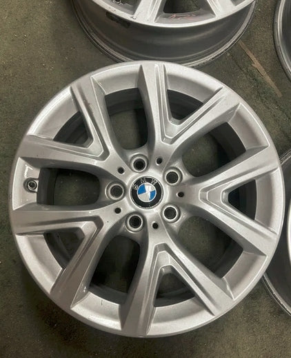4x Alufelge 17 Zoll 6.5" 5x112 39ET Glanz Silber 6856076 Audi X1 F48 I Rim Wheel FEL8124276666tr