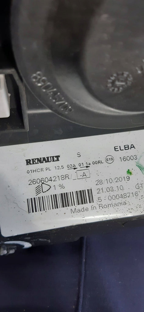 Frontscheinwerfer Dacia Logan II 260604218R Links Scheinwerfer Headlight SCH8933841230qw