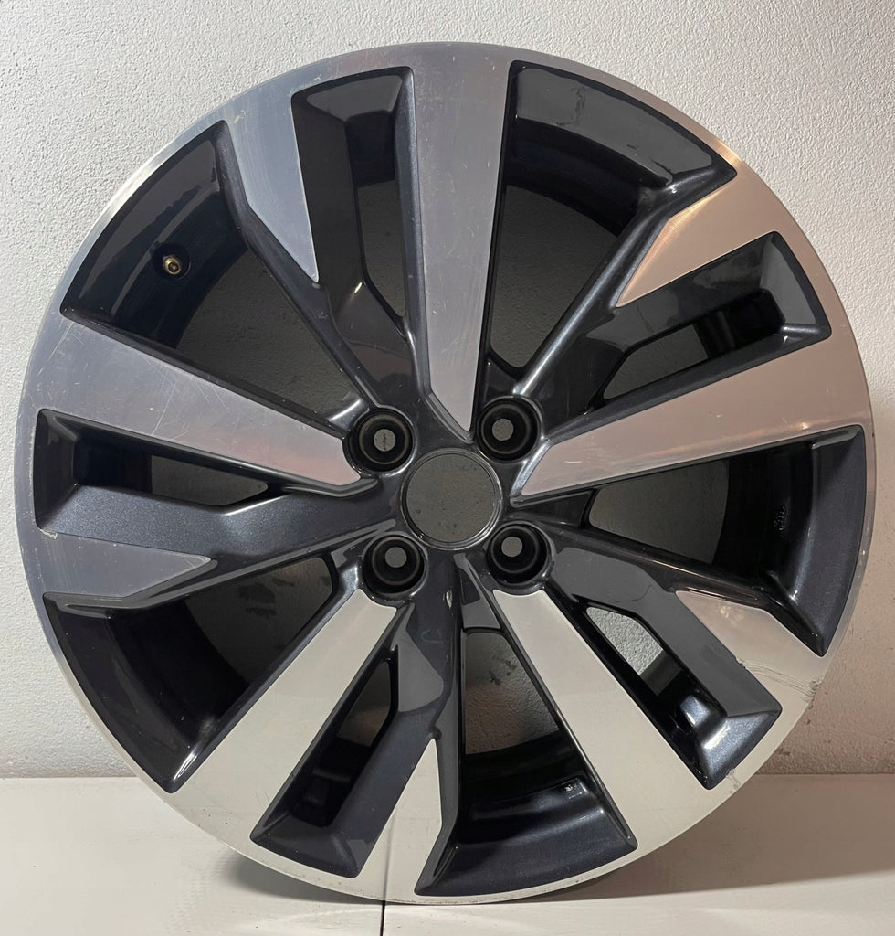 1x Alufelge 17 Zoll 6.5" 4x100 50ET Glanz Nissan Micra I Rim Wheel FEL3276597663kf