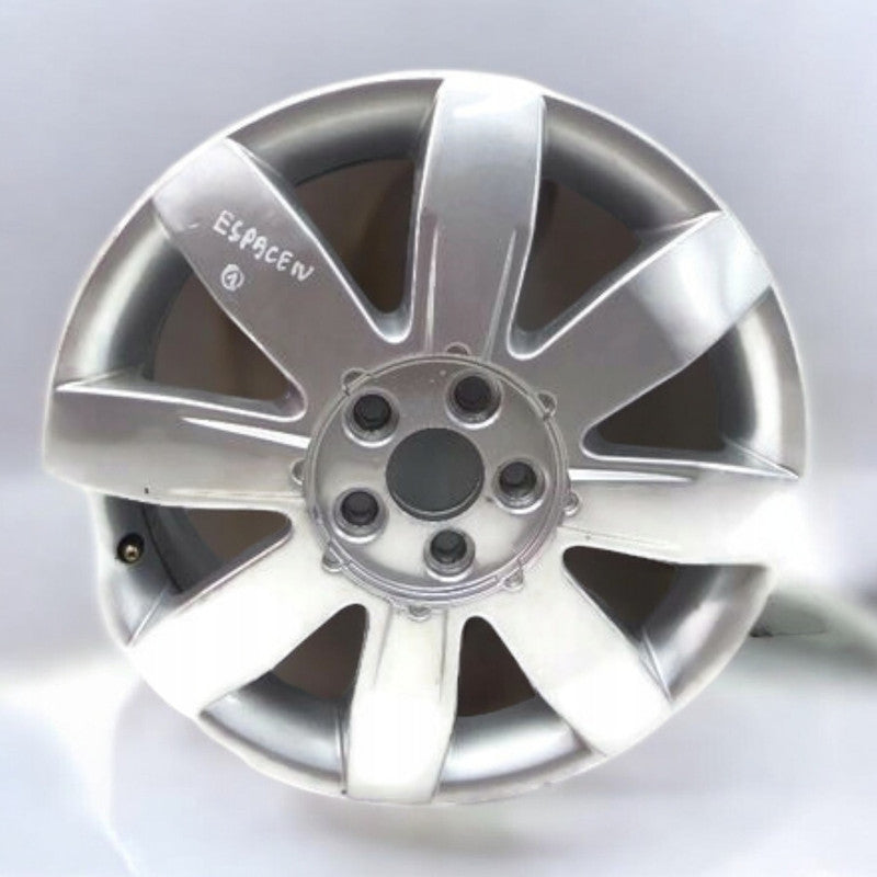 1x Alufelge 17 Zoll 7.0" 5x108 68ET Matt Silber 8200333446 Renault Espace Iv