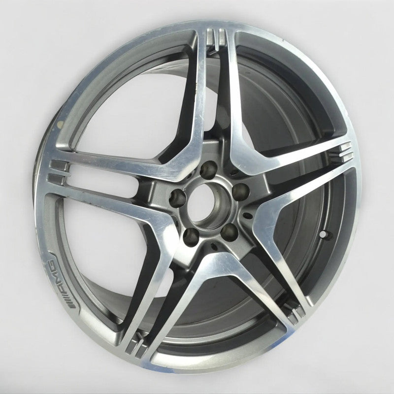 1x Alufelge 19 Zoll 9.5" 5x112 52ET A2124012802 Mercedes-Benz W212 Rim Wheel