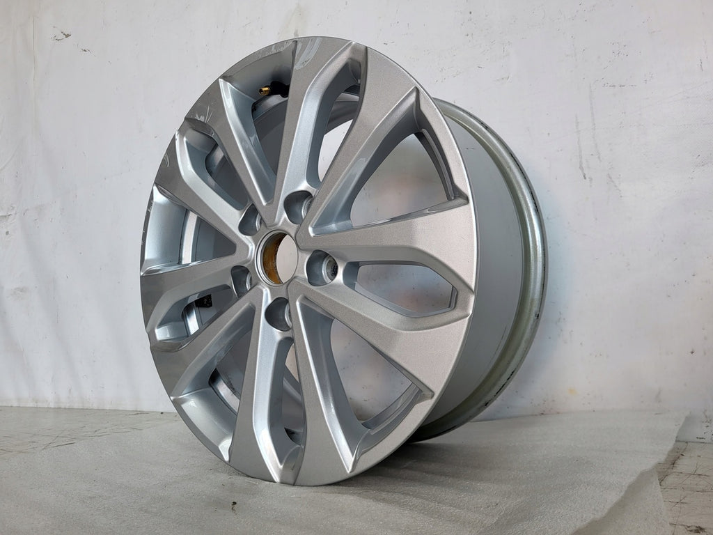 1x Alufelge 16 Zoll 6.5" 5x114.3 44ET Glanz Silber 403007521R Renault Zoe