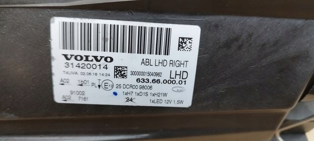 Frontscheinwerfer Volvo S80 II V70 31420013 31420014 Rechts oder Links