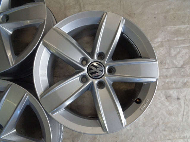 4x Alufelge 16 Zoll 6.5" 5x112 33ET Silber 7N0071496C Seat I Rim Wheel FEL2142258194sg