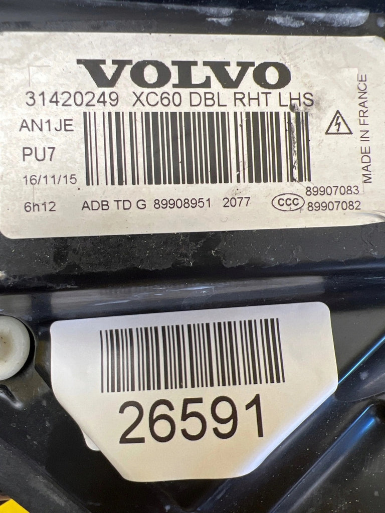 Frontscheinwerfer Volvo Xc60 I 31420249 Xenon Links Scheinwerfer Headlight SCH3005375267xv