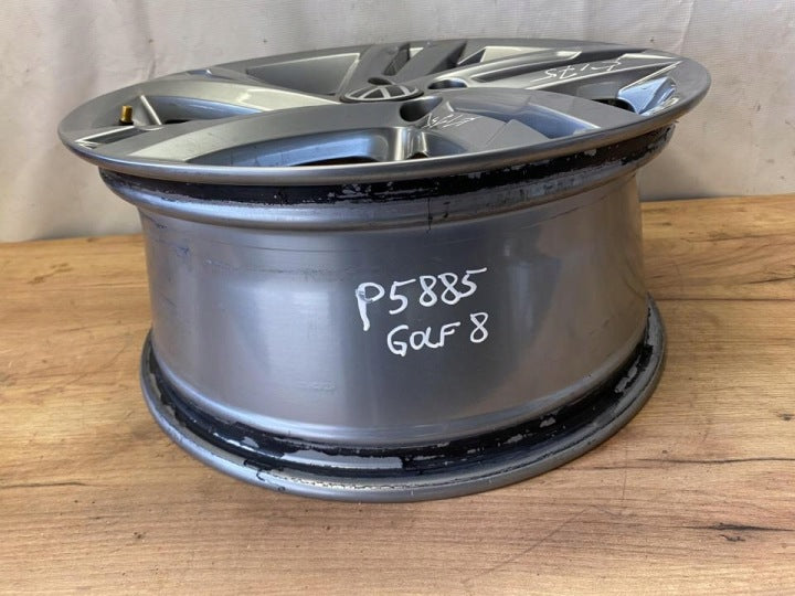 1x Alufelge 17 Zoll 7.5" 5x112 51ET Glanz Silber 5H0601025AF VW I Rim Wheel FEL1521006210ge